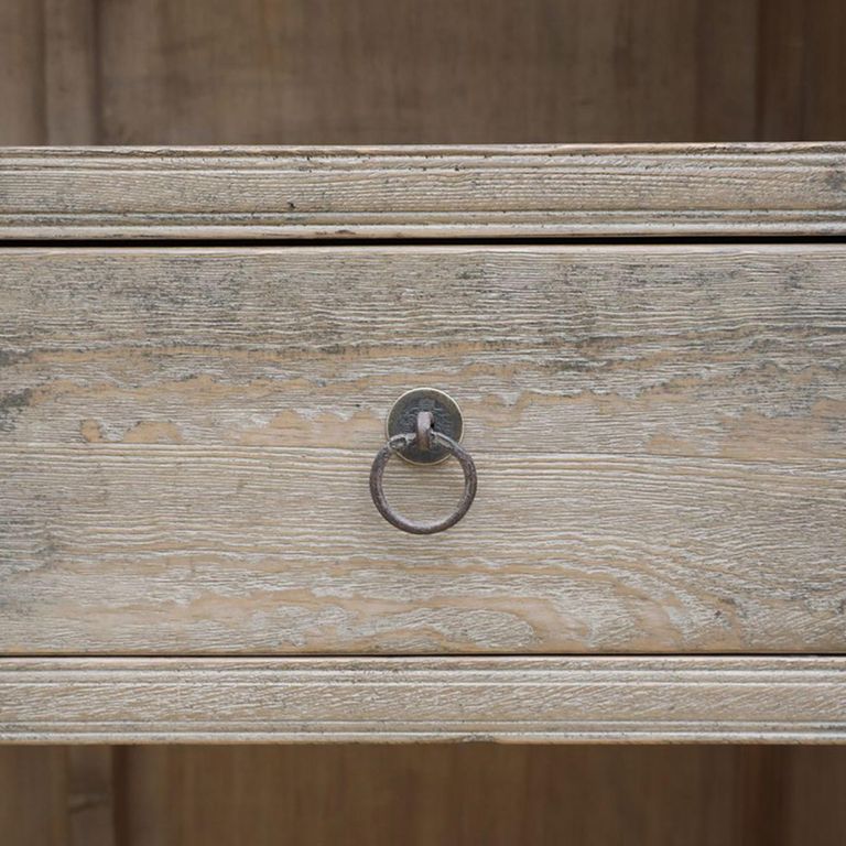 Bookcase - Wide - 3 Drawer - Natural Weathered - Elm Wood