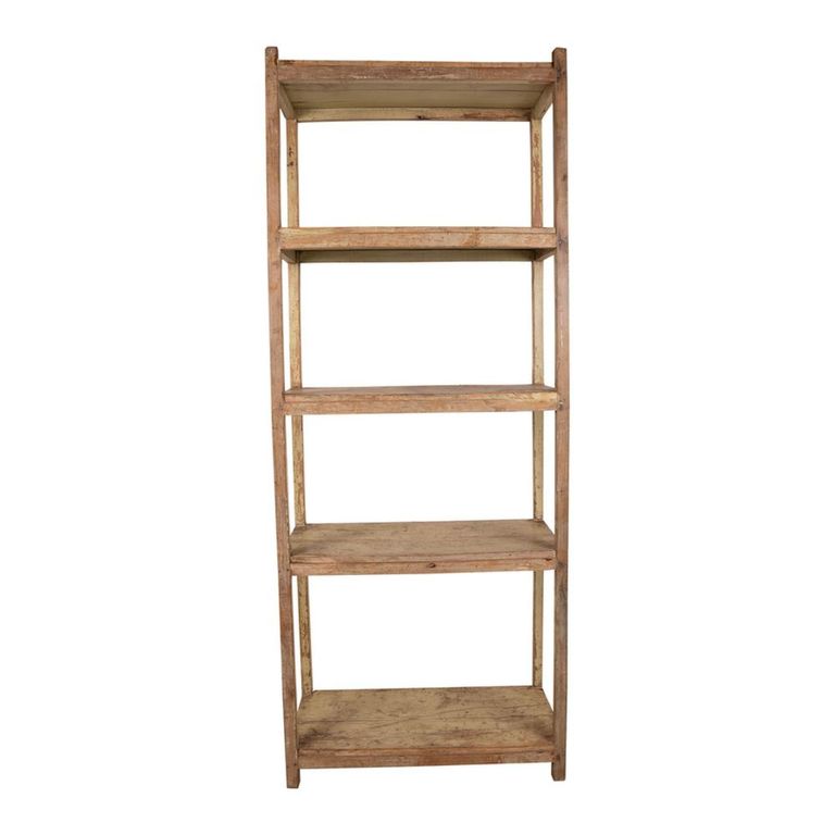 Open Shelving Unit - Natural Weathered - Wooden