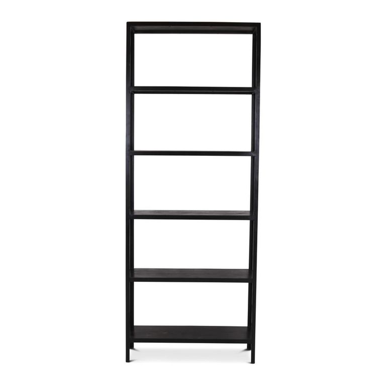 Wellington Open Shelving Unit - Black - Metal