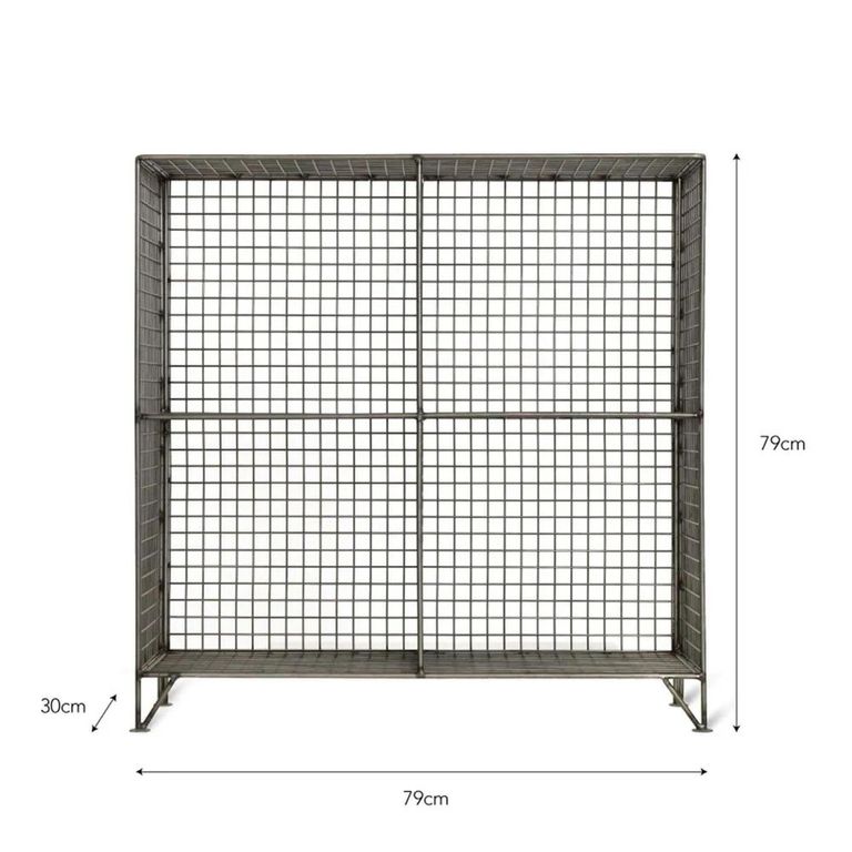 Clearance - Portobello Shelving Unit - Small - Metal - FSS17434