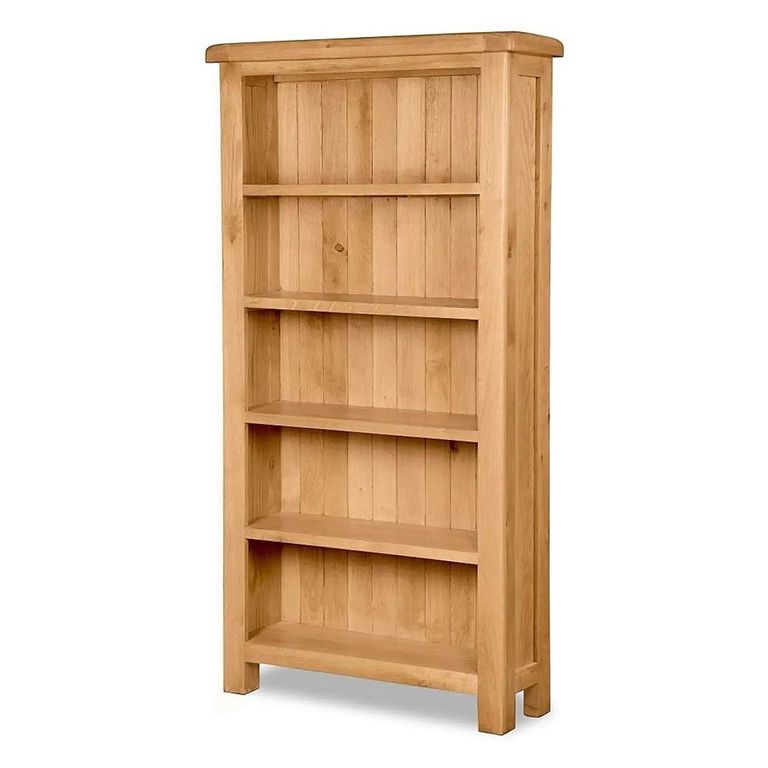 Clearance - Salisbury Premium Large Bookcase - Oak - FSS17489