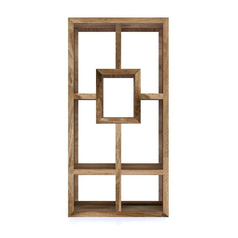 Cube Shelving Unit - Natural - Mango Wood