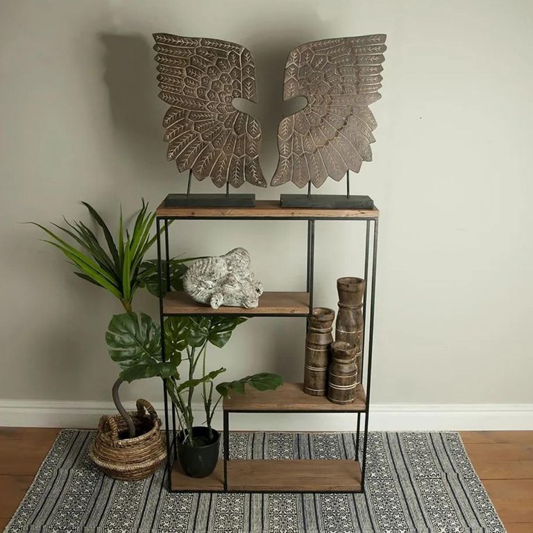 Bastia Shelving Unit Open Teak Wood