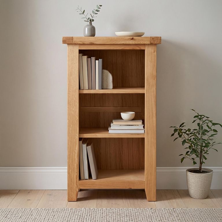 Melbourne Natural Oak Small Bookcase
