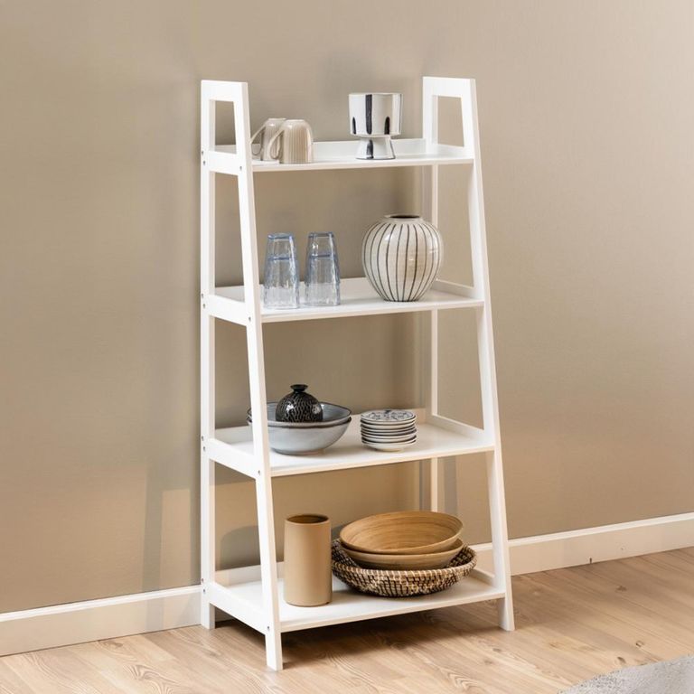 Wally Ladder Bookcase - Small - White