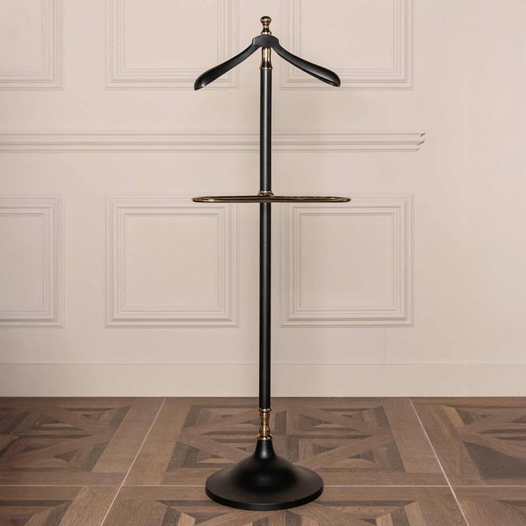 Balley Coat Rack - Black and Gold - Metal