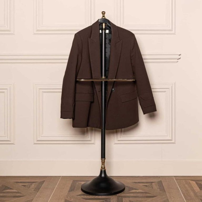 Balley Coat Rack - Black and Gold - Metal