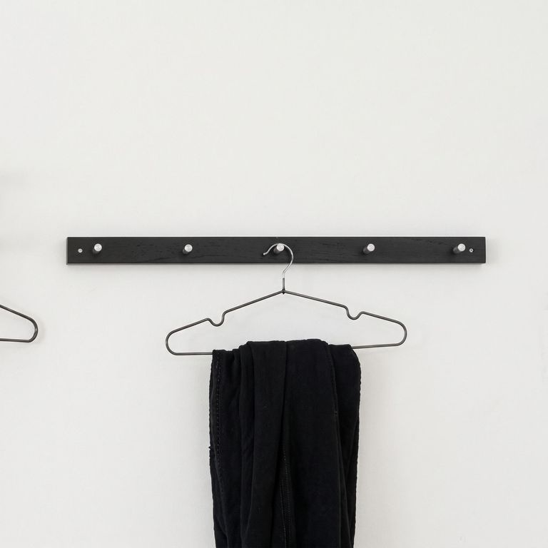 Padova Black Metal Coat Rack