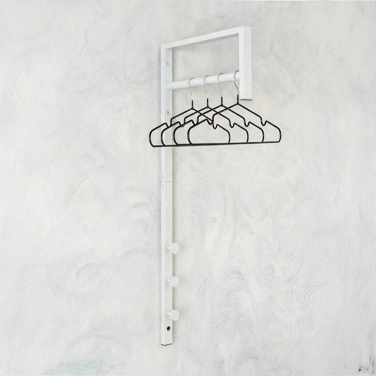 Trento Clothes Rack - White Metal