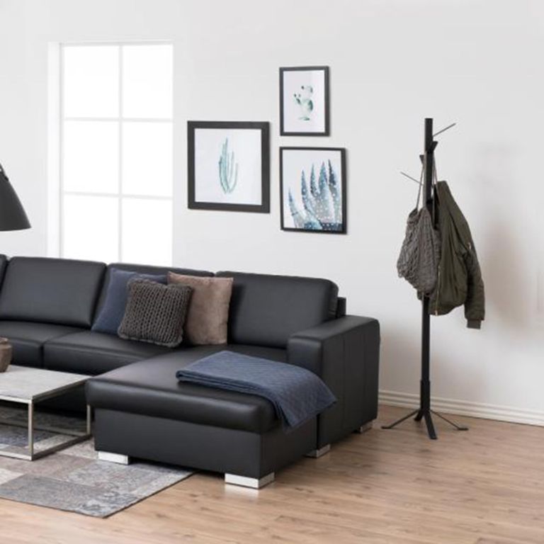 Vinson Coat Hanger - Black Metal