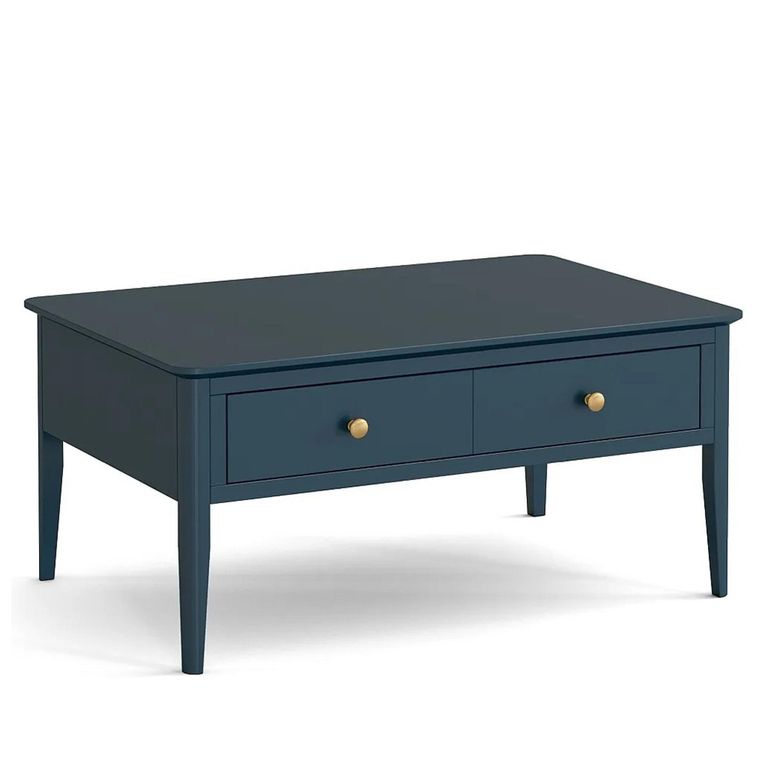 Harrogate Coffee Table - 2 Drawer - Blue