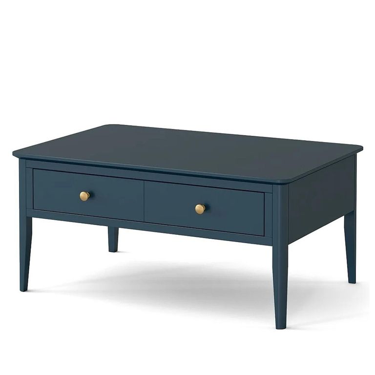 Harrogate Coffee Table - 2 Drawer - Blue