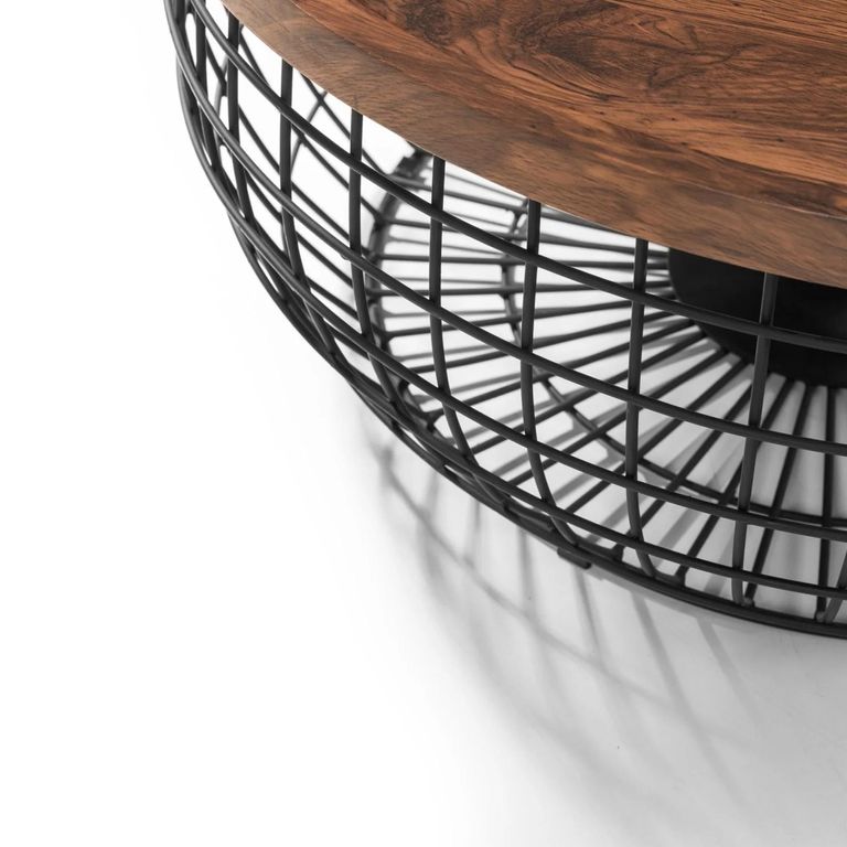 Smithson Coffee Table - 80cm - Round - Walnut