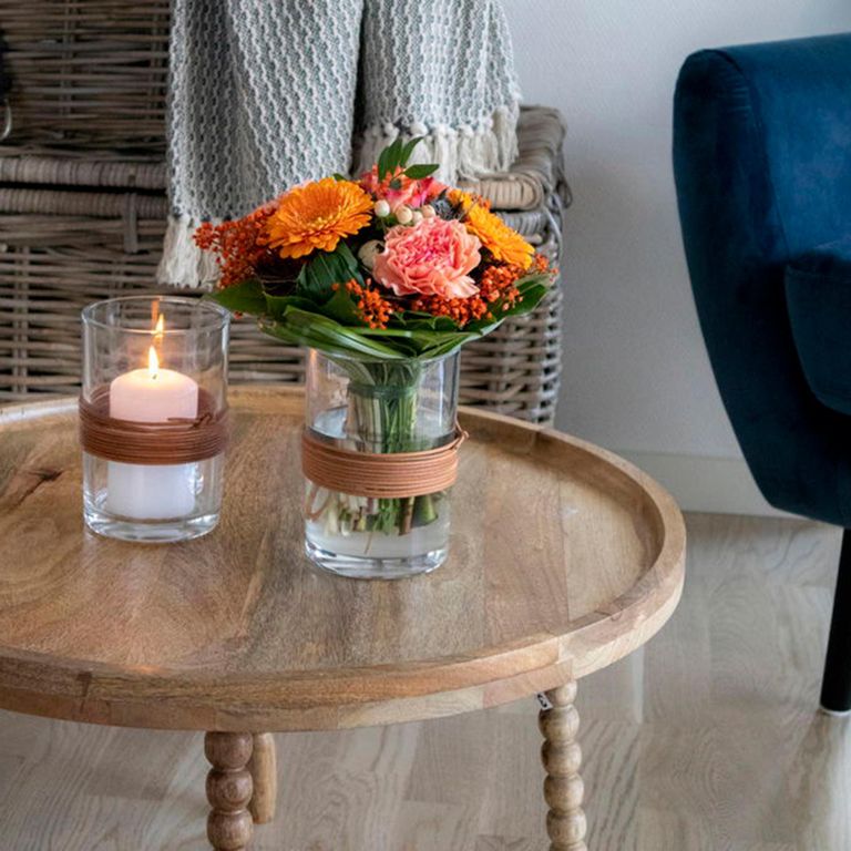 Jammu Coffee Table - Round - Mango Wood