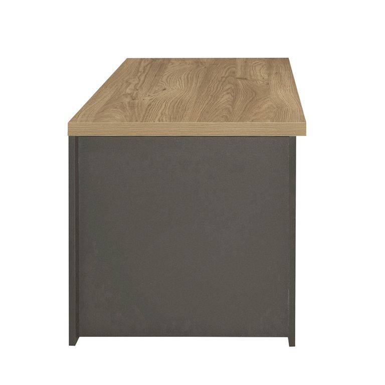 Highgate Coffee Table - 2 Drawer - Dark Grey Painted