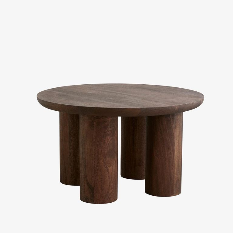 Helin Coffee Table - Round - Dark Brown