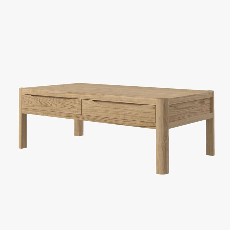 Saylor Coffee Table - 2 Drawer - Oak
