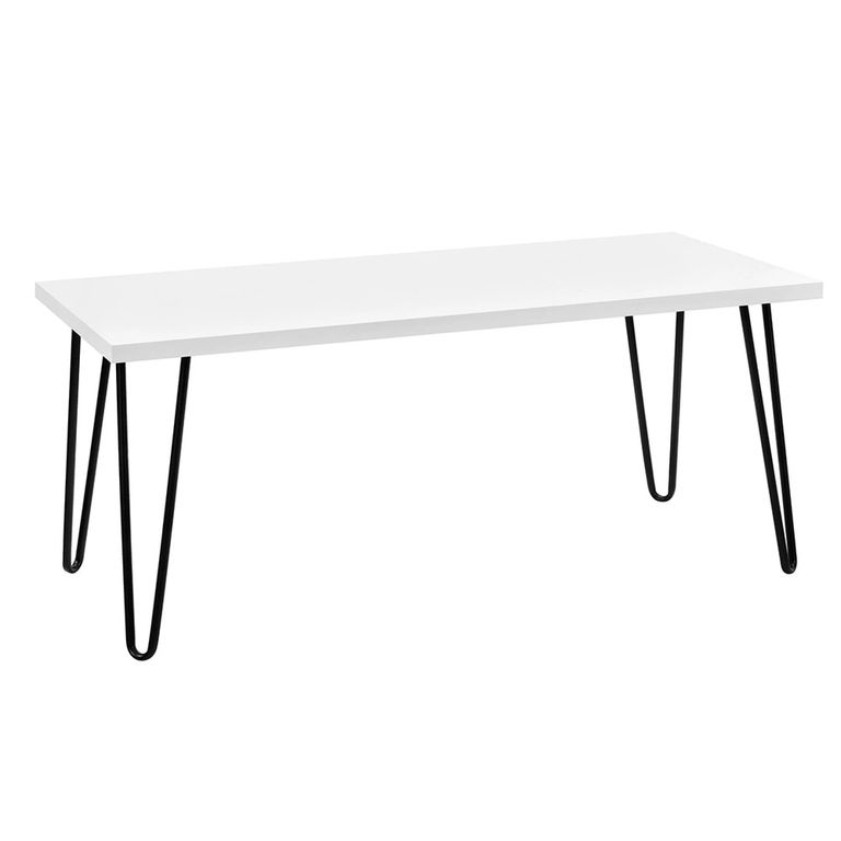 Owen Retro Coffee Table - White - 5011015COMUK