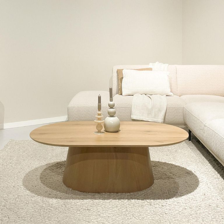 Novero Coffee Table - Oval - Large - Natural Oak