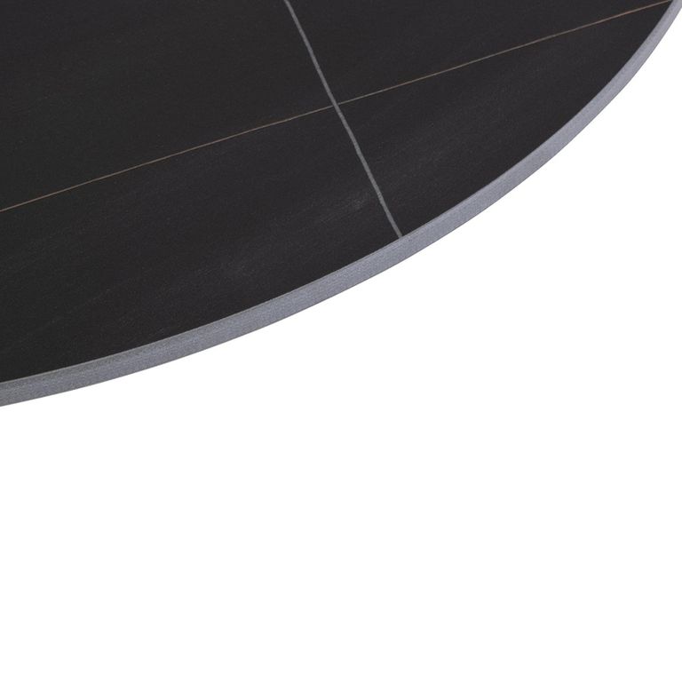 Ferrante Coffee Tables - Set of 2 - Round - White and Black Sintered Stone