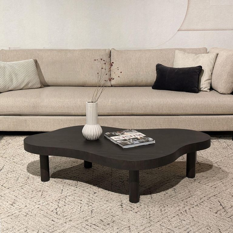 Tobago  Coffee Table - Abstract - Low - Espresso Oak
