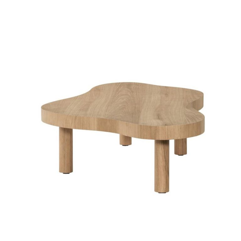 Tobago  Coffee Table - Abstract - Low - Natural Oak