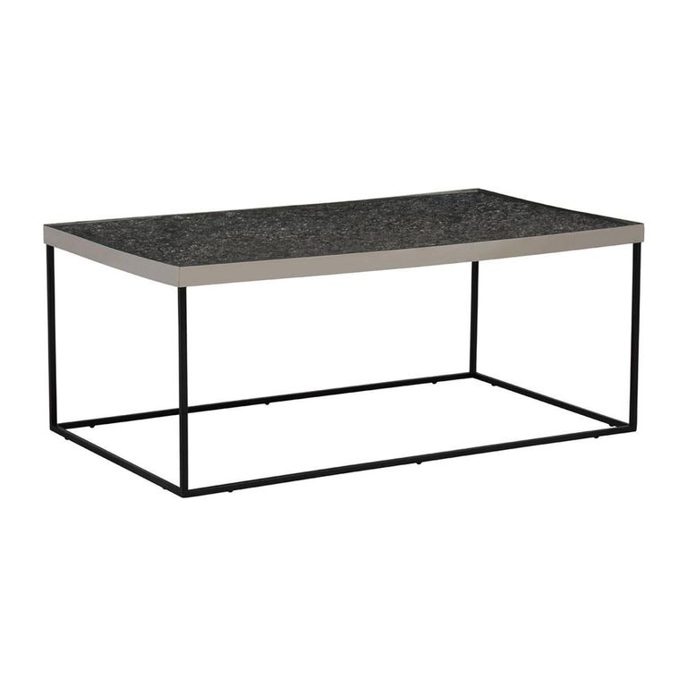 Akola Coffee Table - Glass and Silver