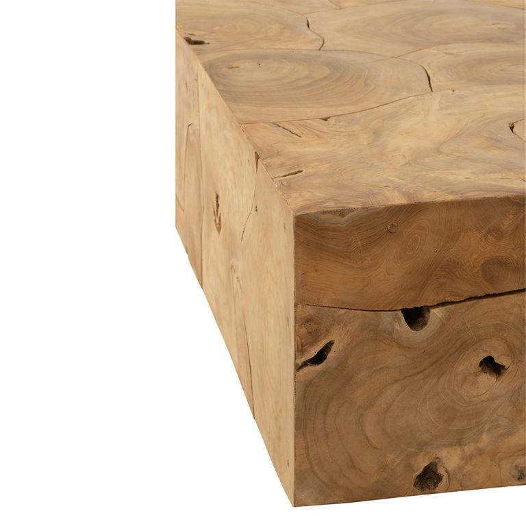 Puzzle Coffee Table - Square - Large - Natural - Teak Wood