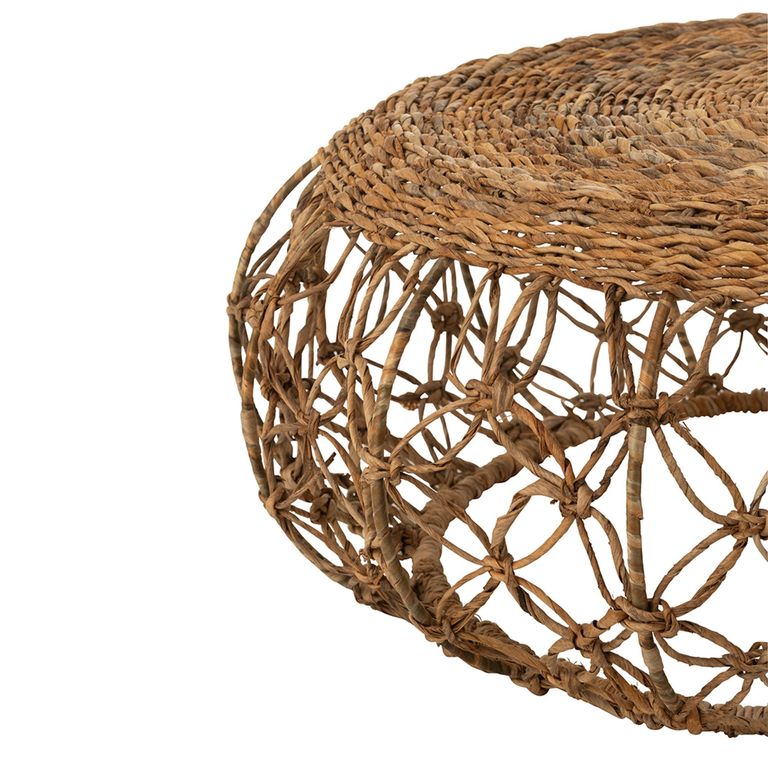 Saucer Coffee Table - Round - Large - Natural - Rattan