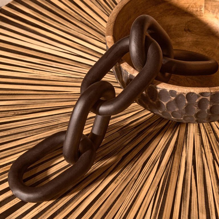 Bambusa Coffee Table - Round - Bamboo Inlay