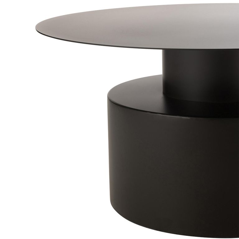 Coffee Table - Round - Large - Black - Metal