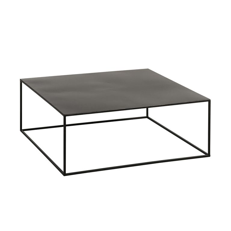 Coffee Table - Square - Large - Black - Metal