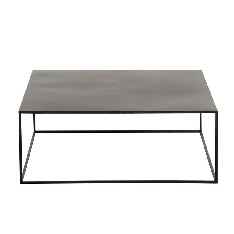Coffee Table - Square - Large - Black - Metal