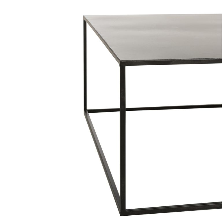 Coffee Table - Square - Large - Black - Metal