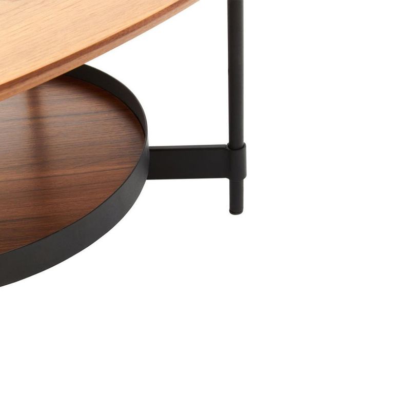 Doha Coffee Table - Oval - Walnut
