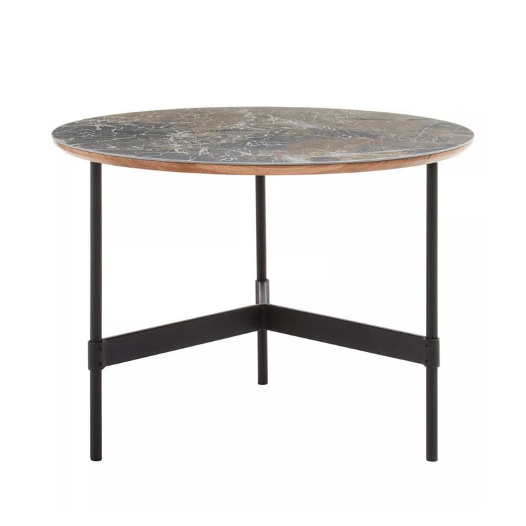 Doha Coffee Table - Round - Grey Slate