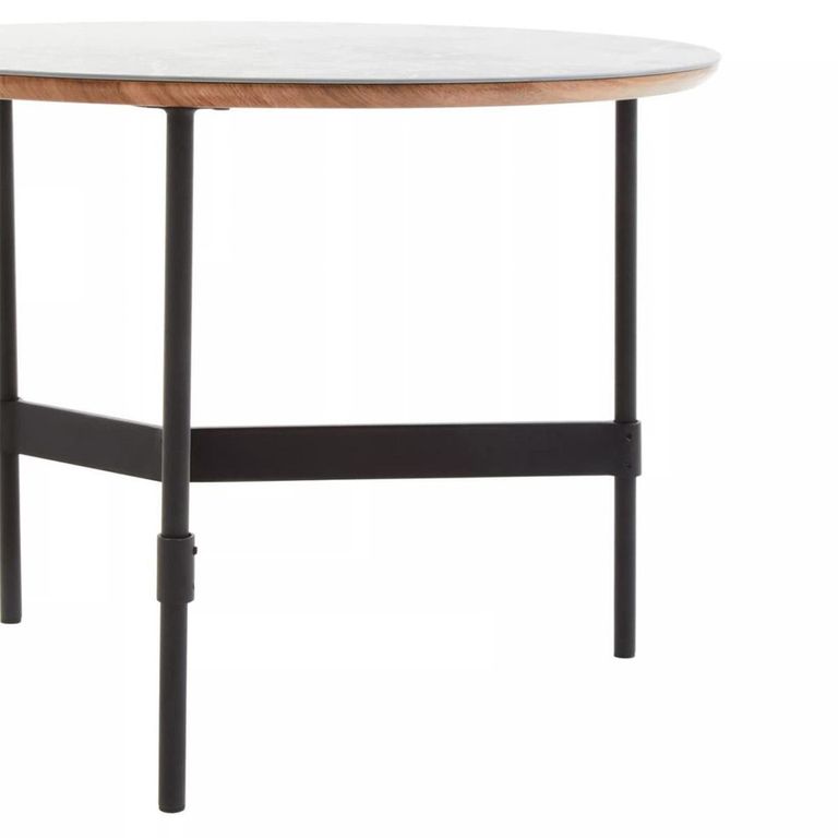 Doha Coffee Table - Round - Grey Slate