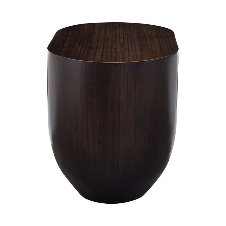 Gabelle Coffee Table - Oval - Small - Dark Bamboo Wood