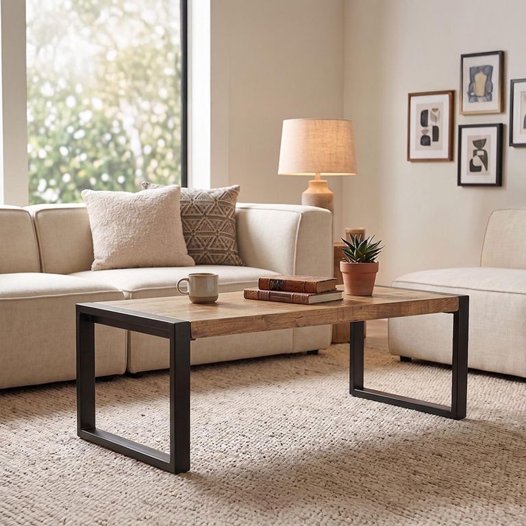 Nairobi Coffee Table - Large - Natural - Rustic Mango Wood