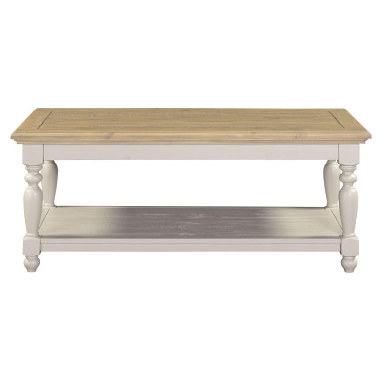 Chateau Coffee Table - Grey Painted - Pine