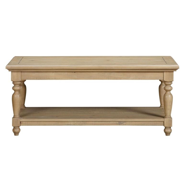 Chateau Coffee Table - Natural - Rustic Pine