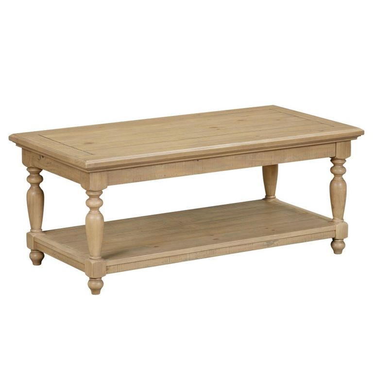 Chateau Coffee Table - Natural - Rustic Pine
