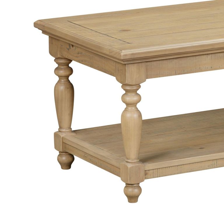 Chateau Coffee Table - Natural - Rustic Pine