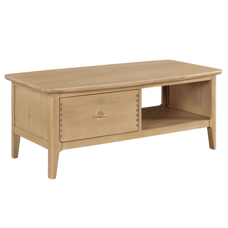 Cotswold Oak Storage Coffee Table - Natural