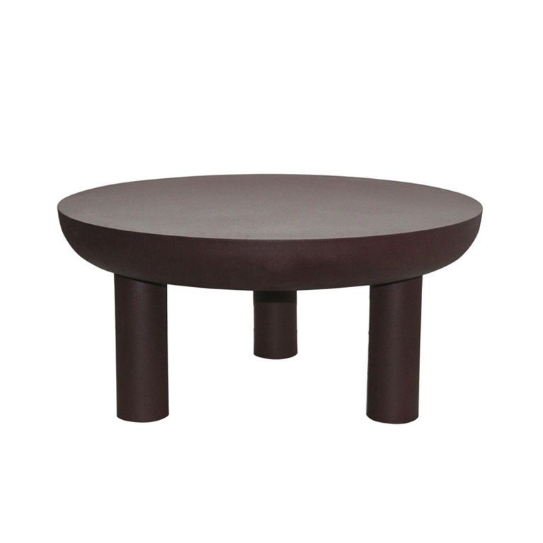 Brix Niko Coffee Table - Round - Rust - Metal