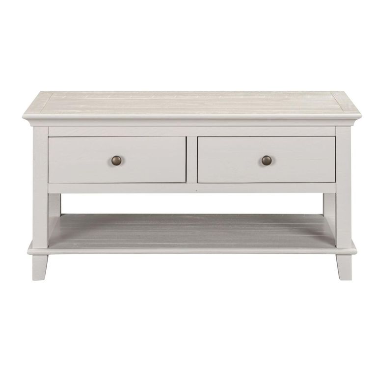 Provence Painted Coffee Table - 2 Drawer - Truffle