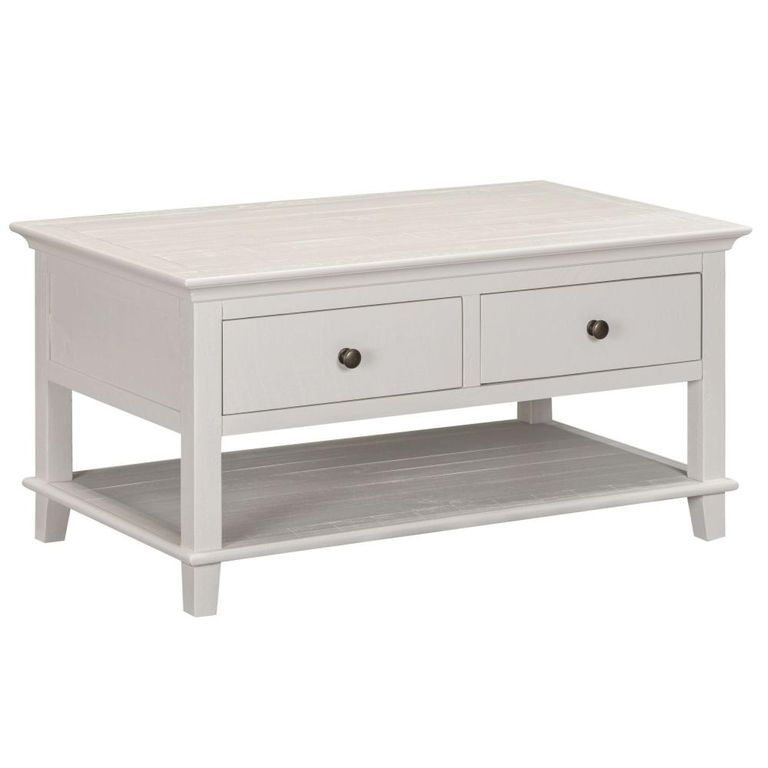 Provence Painted Coffee Table - 2 Drawer - Truffle