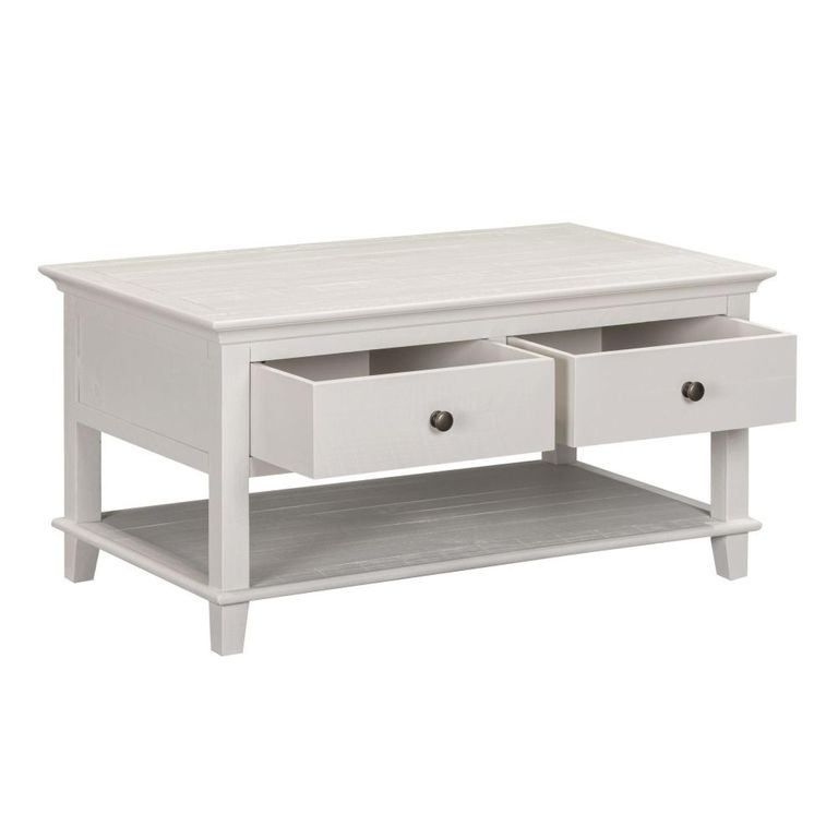 Provence Painted Coffee Table - 2 Drawer - Truffle