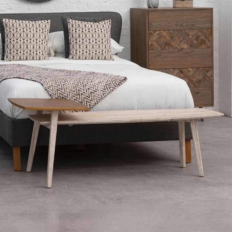 Kyra Coffee Table - 2 Tier - Natural Elm Wood