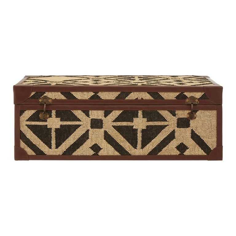 Aztec Coffee Table - Brown - Storage Trunk